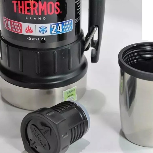Termo Thermos 1,2 Litros Acero Inoxidable Work Bottle Camping Cuotas