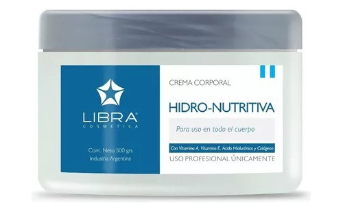 Crema Hidro-nutritiva Regeneradora X 250grs Libra