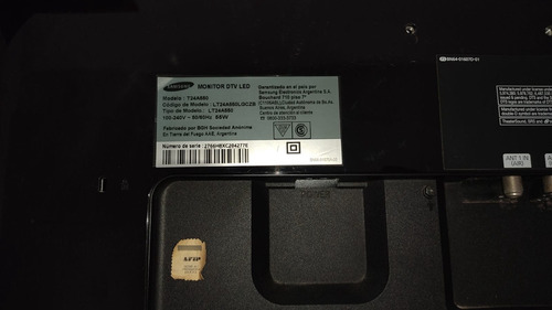 Monitor Samsung 24 T24a550 - Calidad Y Rendimiento Superior Negro (Usado)