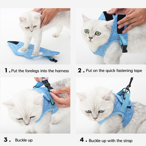 Arnés Para Gatos, A Prueba De Escapes, Ligero Y Transpirable
