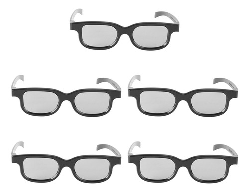 5 Pares De Gafas 3d De Lentes Polarizadas Circulares Pasivas