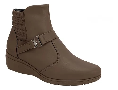 Bota Piccadilly Maxi Conforto Salto Anabela 117107