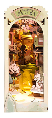 Casa Miniatura Armable De Madera Sakura Cayendo Rolife Tgb05