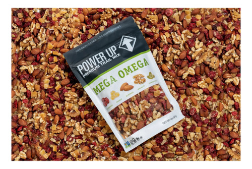 Mix De Frutos Secos Sin Gluten Power Up Mega Omega 397 G
