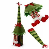 Comprar 2 X Adornos Fiesta Linda Navidad Rojo Vino Botella Cubierta