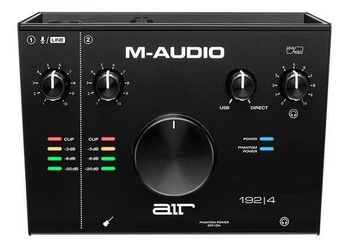 Interfaz de audio Air 192 4 M-Audio de 2 canales para estudio doméstico