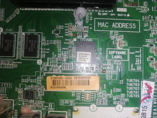 3 Tarjeta De Video (main) Eax66466803 (1.0) Tv LG 60uf7700 (Usado)