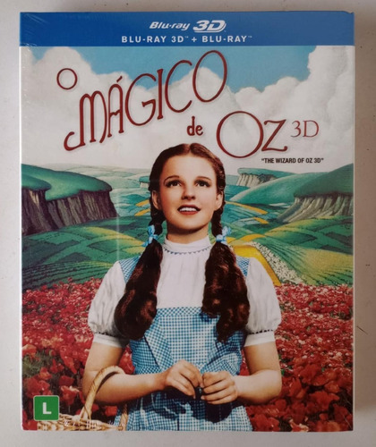 O Mágico De Oz Blu Ray 3d + 2d (lacrado) Judy Garland