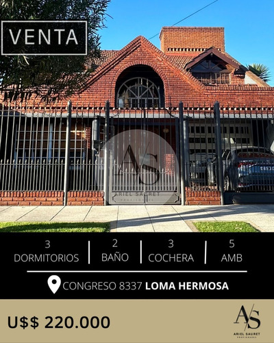 Se Vende Hermoso Chalet En Loma Hermosa!!!