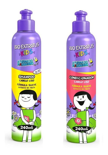  Bio Extratus Kids Lisos Shampoo + Condicionador 250ml