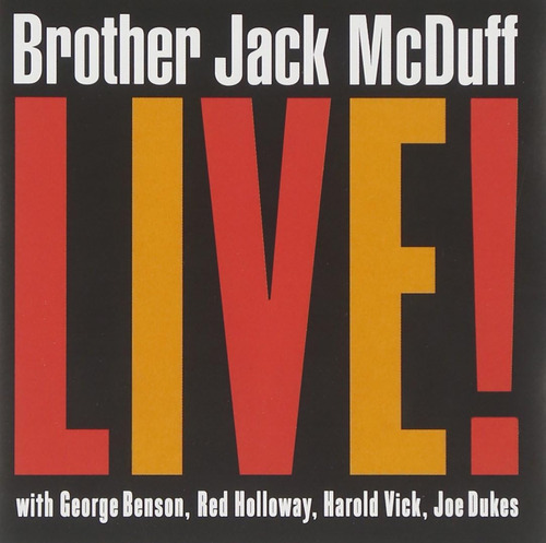 Cd:brother Jack Mc Duff Live!