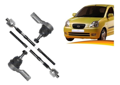 Brazo Axial Para Kia Morning 2008 2011 + Terminales Kit X 4