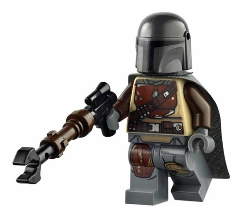 Lego Minifigura: The Mandalorian ( Mando ) Brown Durasteel