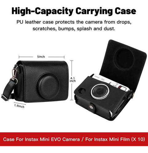 Funda Protectora Para Cámara Fujifilm Instax Mini Evo, Funda
