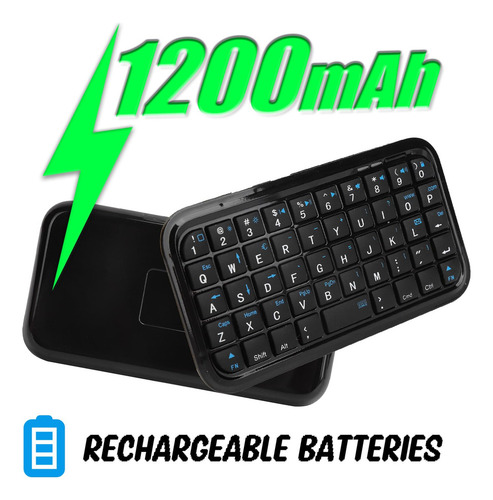 Mini Teclado Bluetooth, 49 Teclas Teclado Inalámbrico De
