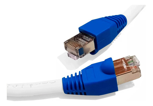 Cable De Red Internet Rj45 Ethernet Cat 6 - 2 Mt Blanco