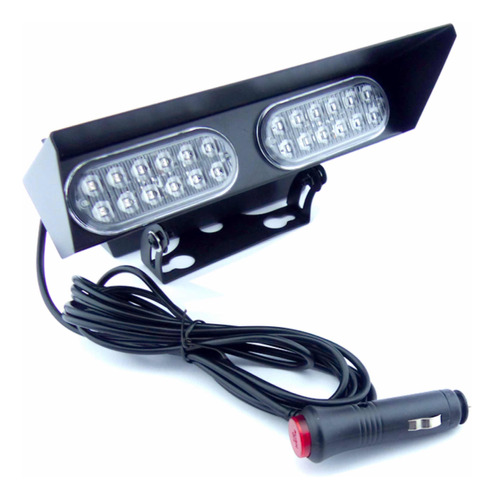 Baliza Led Estrobo 24 Led Rojo Azul 12 Volt C/ Ventosa