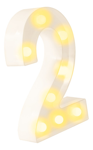 Letras Y Números 3d Luces Lampara Decorativa 2 Y 9