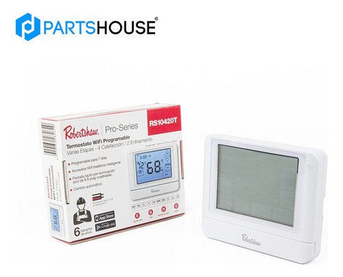 Robertshaw Rs10420t Termostato Programable Wifi Touchscreen