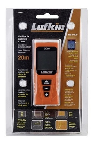 Medidor De Distancia  Laser Lufkin 20m Tl0020