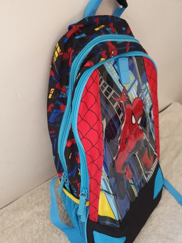 Mochila Disney Store Original Hombre Araña Con Luz