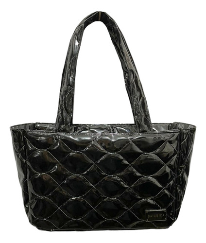 Bolso Cartera Charol Bordado Moda Mujer 