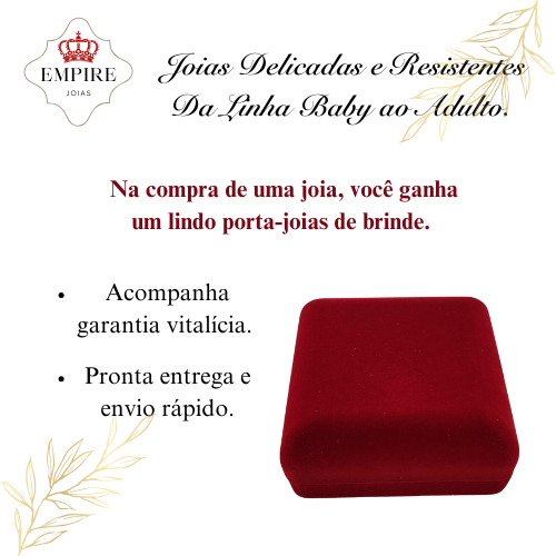 Bracelete Quadrado 1x1 - 2mm 17cm (forma Redonda) - Ouro 750 Dourado 2 Mm 17 Cm