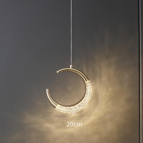 Lámparas De Techo Modernas Con Luz Colgante De Luna Led,