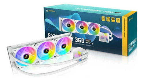 Enfriador de Agua Gamer Aio Antec Symphony 360 Blanco Argb 360mm