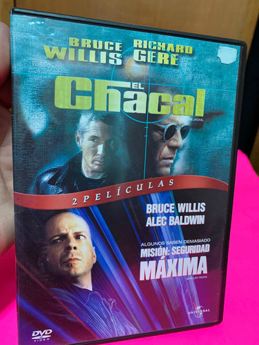 El Chacal / Máxima Seguridad : Bruce Willis Pelicula Dvd