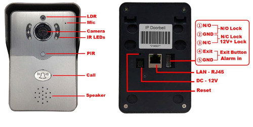 Video Portero Bell A Color || Monitoreo Desde Cel  Wifi/ Lan