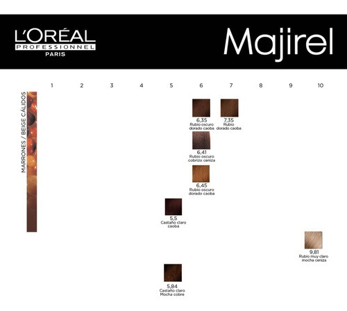 Tintura Majirel Loreal Profesional Por Mayor 50 Tinturas Tono A elección