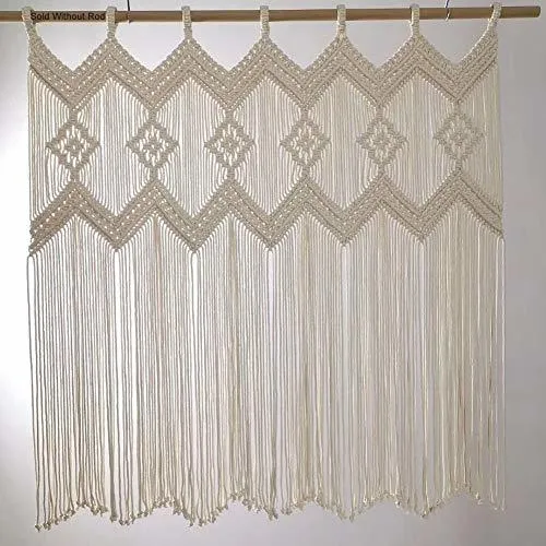 Achart Macrame Cortinas De Entrada Macramé Para Colgar En La