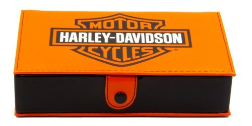 Dominó Harley - Davidson, 100% Acrílico. Estuche Tipo Libro