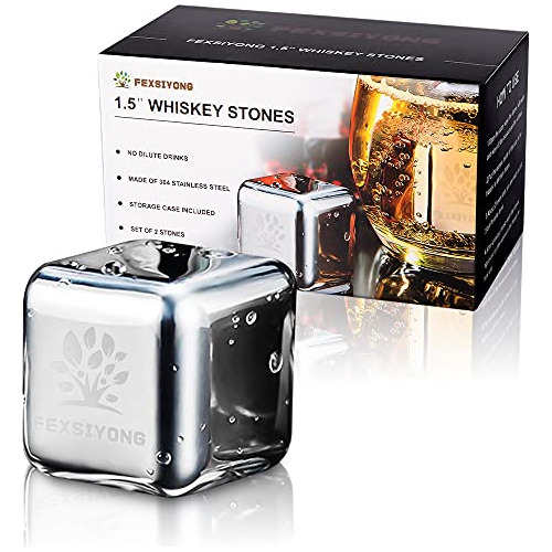 Whiskey Stones, Regalos De Whisky Para Hombre, Tamaño 1.5, E