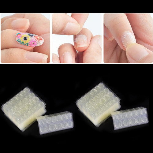 480pcs De Dos Cara Autoadhesivo Decal Nail Sticker