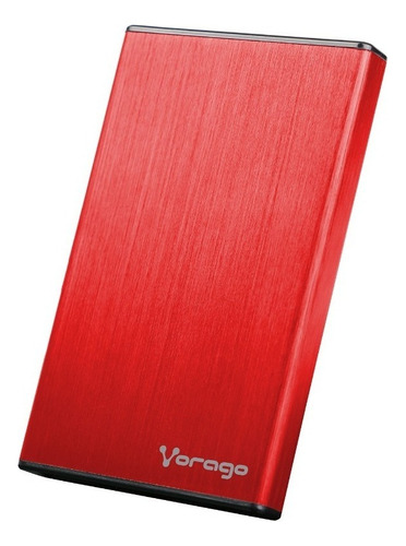 Case Para Disco Duro 2.5 Hdd Sata Usb 3.0 Vorago Hdd201 Rojo