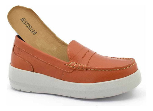 Mocasines Clasicos Cuero Mujer Bestseller Nautico Plataforma