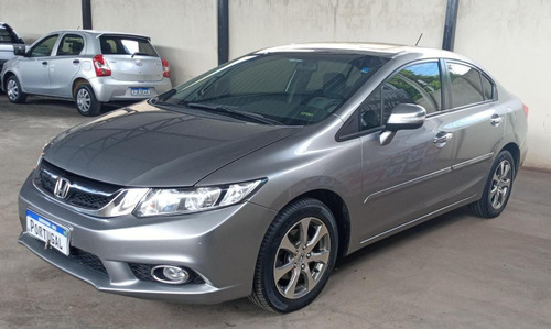 Imagem 4 de 9 de Honda Civic Exr 2.0 Cinza 2014