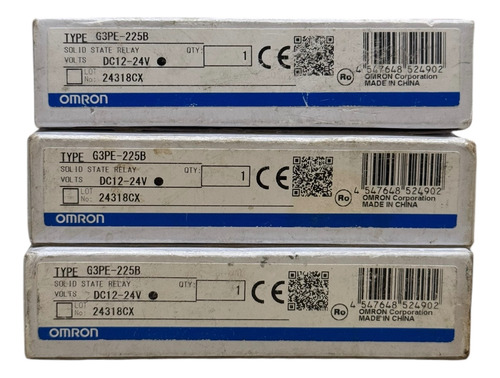 Relevador Estado Sólido Omron G3pe-225b