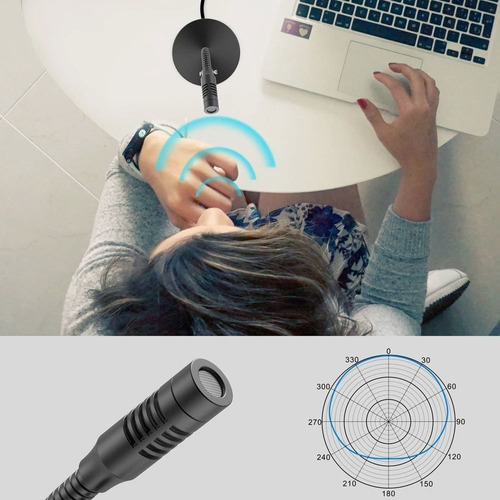 Microfone condensador Fifine K050 Usb Studio Podcast Pie U1