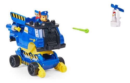 Vehículo Carga Y Rescata Chase Paw Patrol Nickelodeon Color Azul