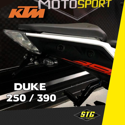 Imagen 2 de 3 de Portapatentes Fender Rebatible Stg Ktm Duke 250/390