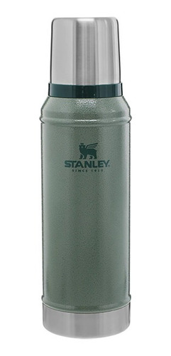 Imagen 1 de 2 de Termo Stanley Classic Legendary Bottle 1.0 QT de acero inoxidable hammertone green