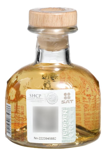 Mini Tequila Herencia De Plata Añejo 50 Ml