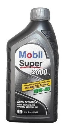 Aceite 10w-40 Semi Sintetico Marca Mobil