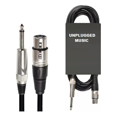 Cable Canon - Plug  Cp-cp-6m De 6 Metros Unplugged Music