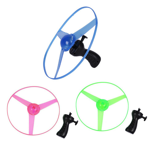 A+ Brinquedos Lançadores De Disco Luminous Pull Ufo, 3