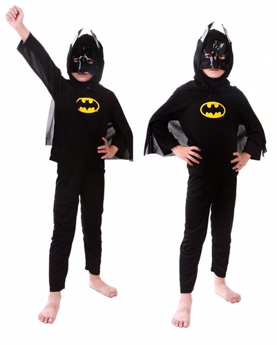 Disfraz De Batman Para Niño Talla Mediana Edades 5 A 6 Años