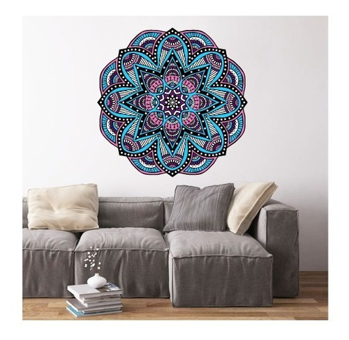 Vinilos Decorativos Autoadhesivos Mandalas A Color 100x100cm